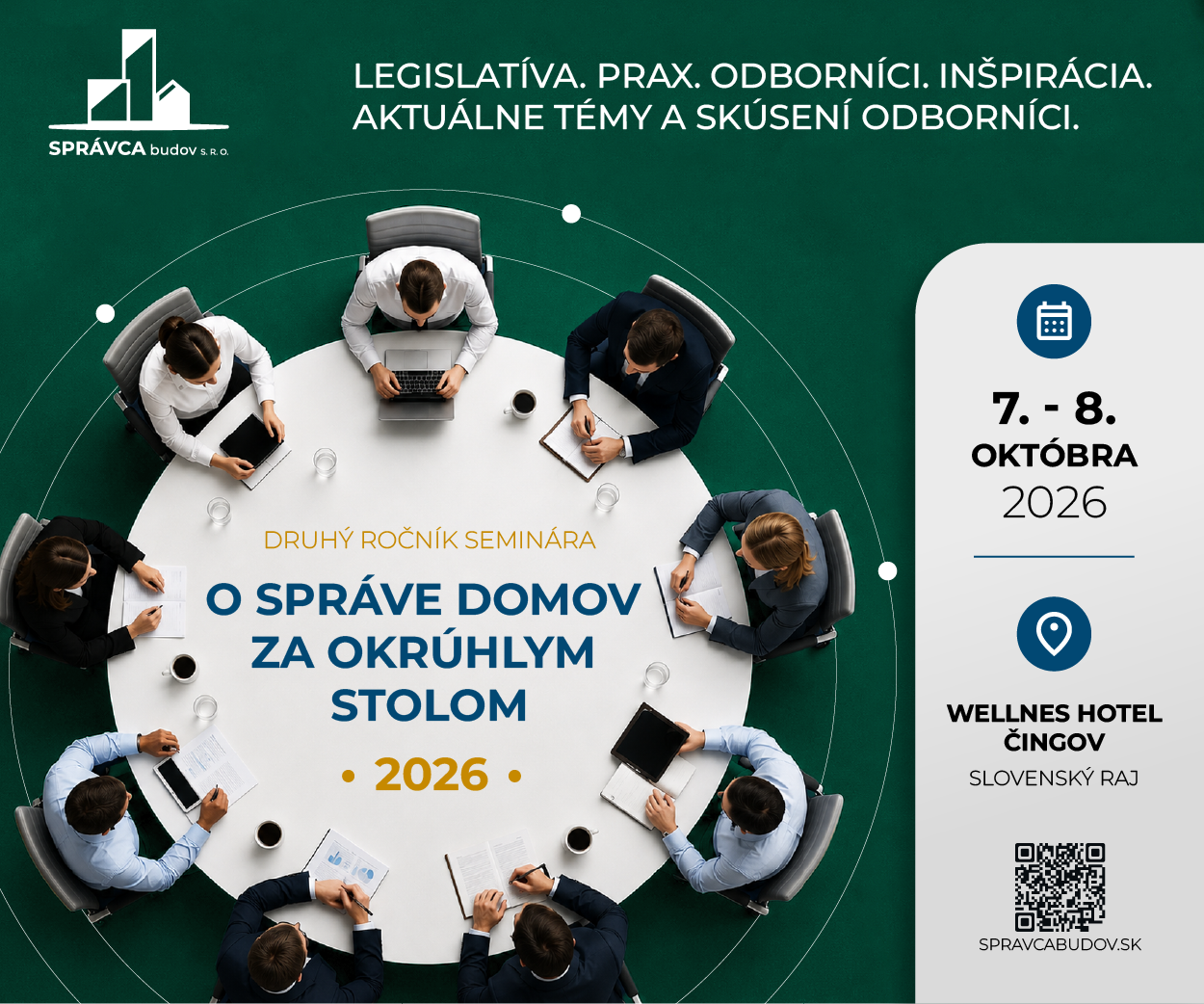 Odborný seminár: O správe domov za okrúhlym stolom
